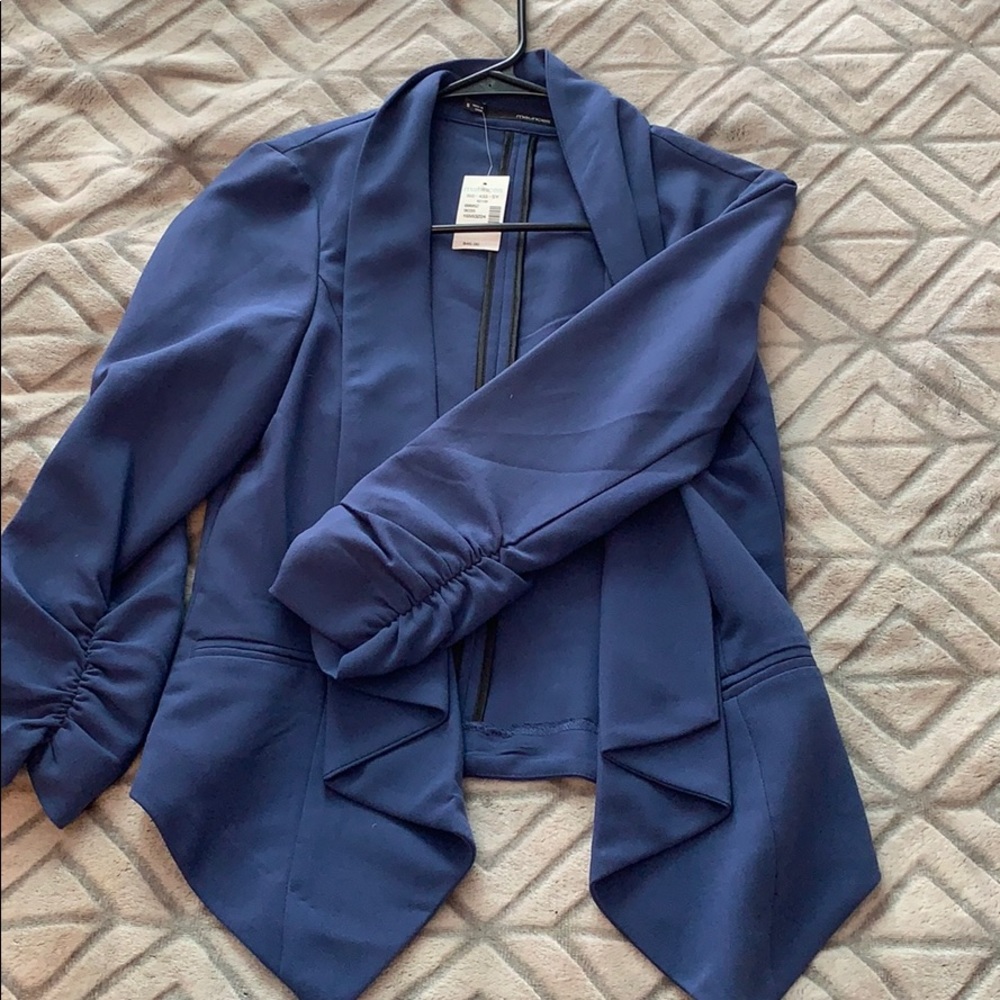 Blue fitted jacket